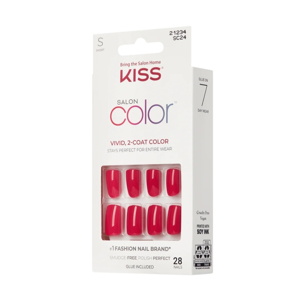 KISS Salon Color Press On Glue Nails -Truthful - Picture 5 of 7